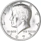 1973 P Kennedy Half Dollar Uncirculated from Mint Set