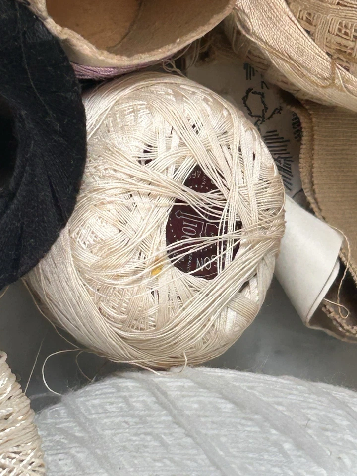 Huge Embroidery Sewing Craft Lot DMC Floss Vintage Thread Hoops Patterns Tools - Image 3 of 4