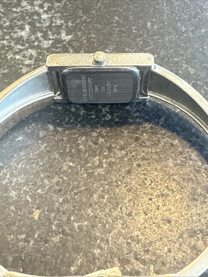 Ladys sterling silver ANNE KLEIN quartz watch bracelet - Image 4 of 4