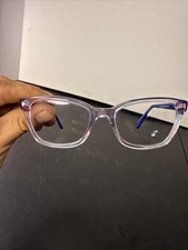 Ray Ban Junior Eyeglasses RB 1591 3807 Frames Violet 48 16 130 Flex Hinges