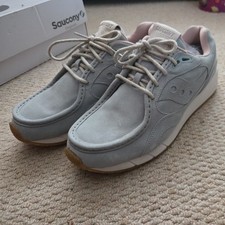 Saucony Shadow 6000 Trainers UK BNIB men 9.5 women 10 light grey
