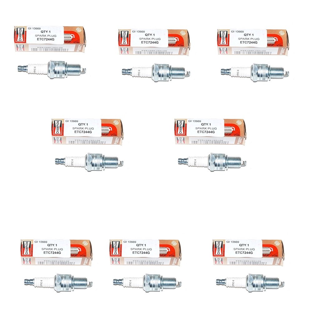LAND ROVER SPARK PLUG SET x8 DISCOVERY 1 RANGE CLASSIC ETC7244 CHAMPION