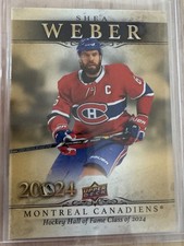 Shea Weber 2025-26 Tim Hortons UD Upper Deck Tribute SSP -1:12000 RARE #SW-1