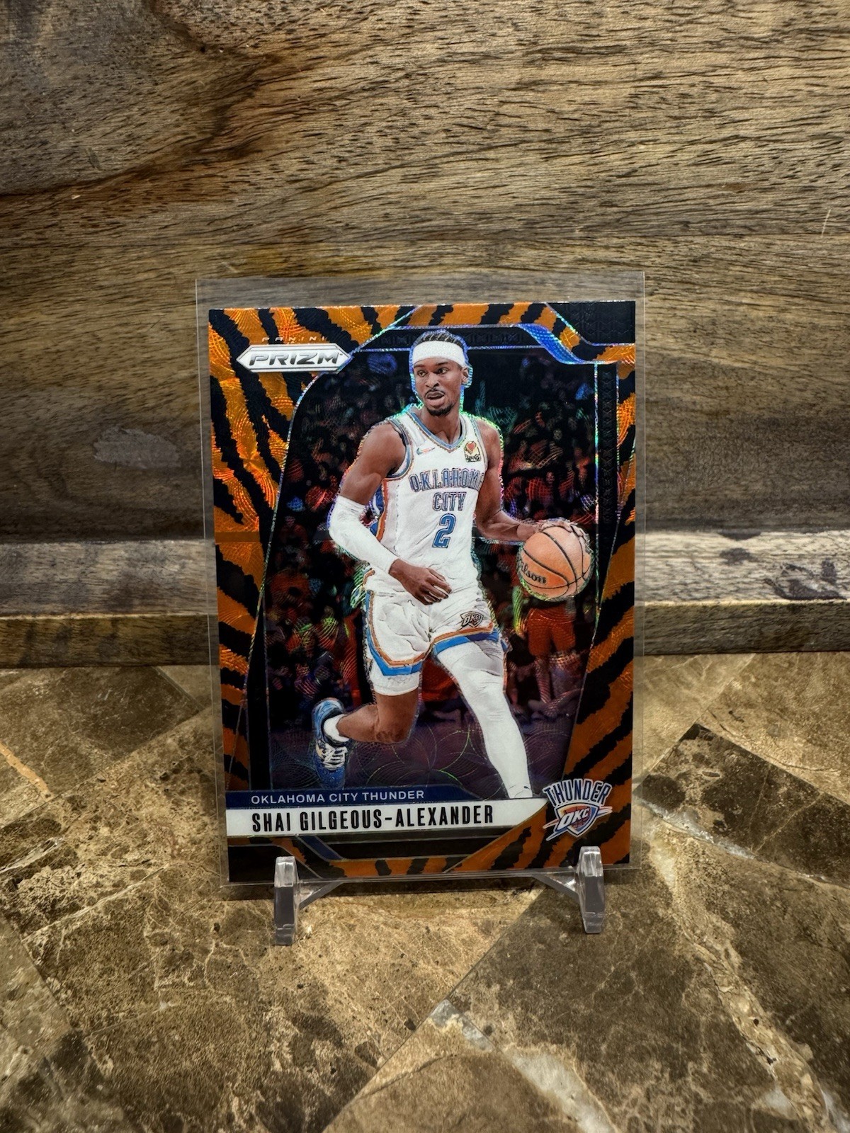 SHAI GILGEOUS ALEXANDER SSP 2024-25 Panini Prizm Tiger #113 OKC Thunder
