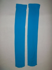 Tween girls over knee socks electric blue nip 80s retro