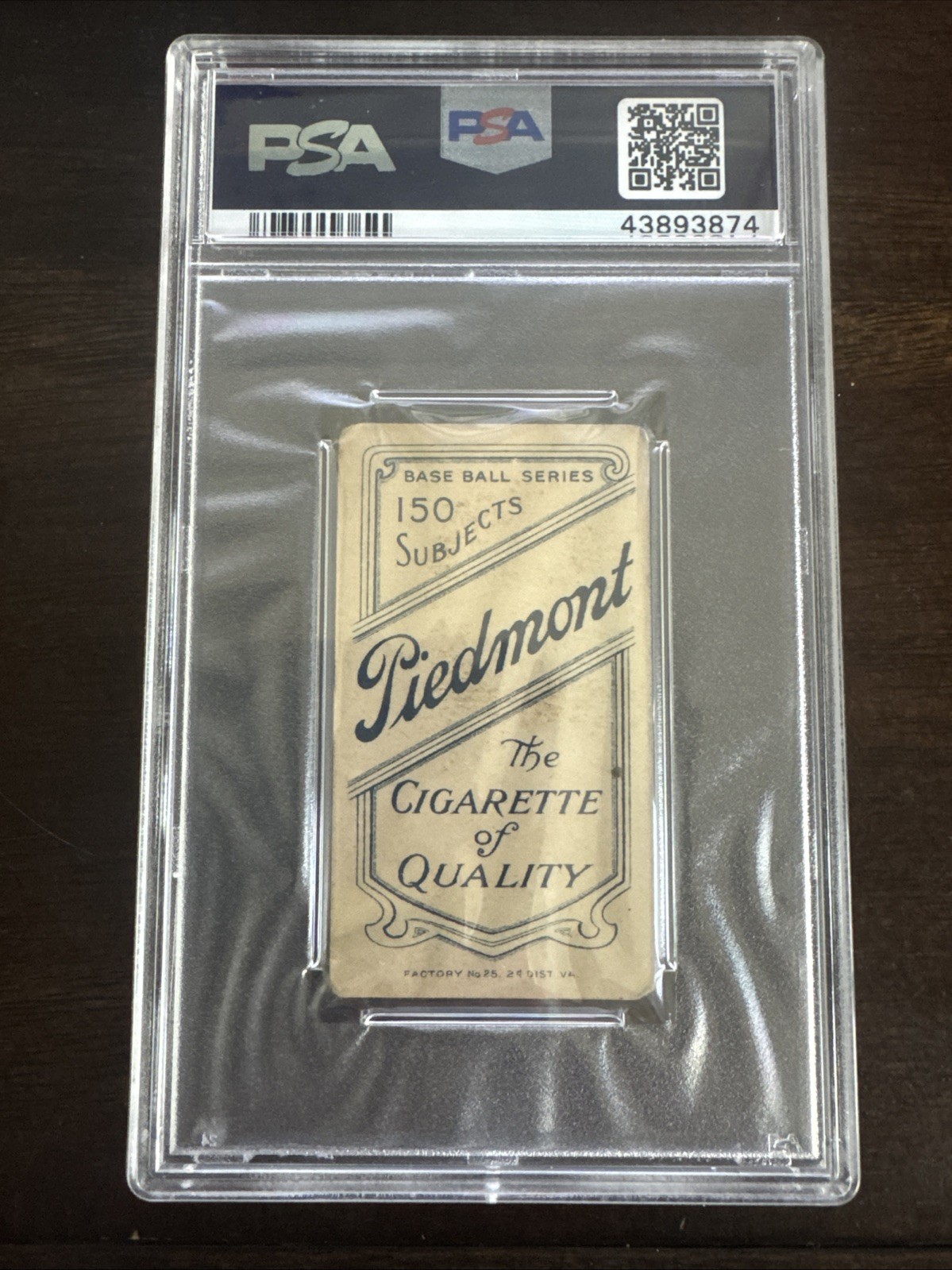 1909-11 T206 Piedmont Red Dooin 150/25 Philadelphia Phillies PSA 3 VG Nice Color view 4