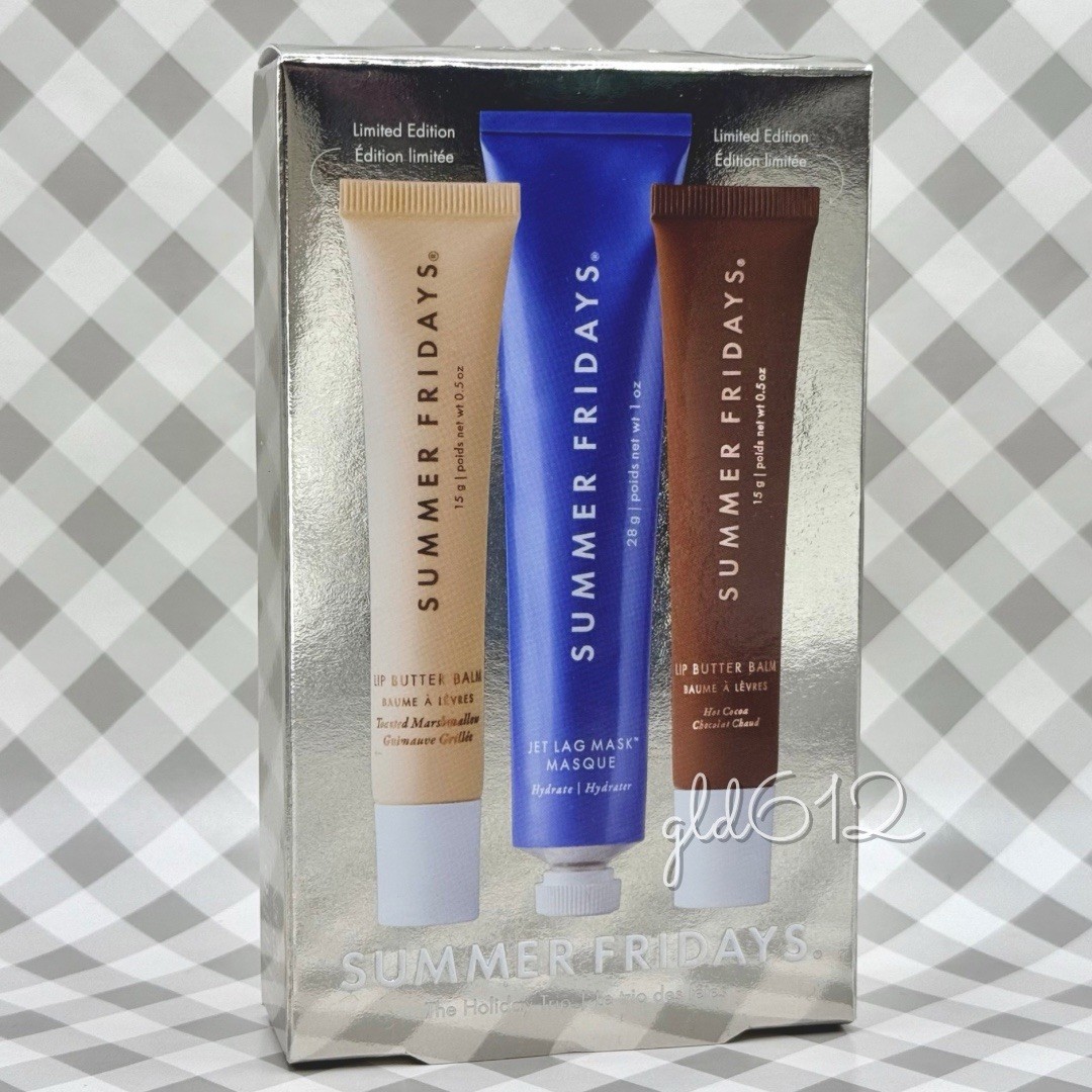 Summer Fridays The Holiday Trio • Marshmallow Hot Cocoa Jet Lag ••BNIB••🎁