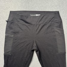Carhartt Pants Womens Large Black Stretch Leggings Workwear Nurse Scrubs Adult