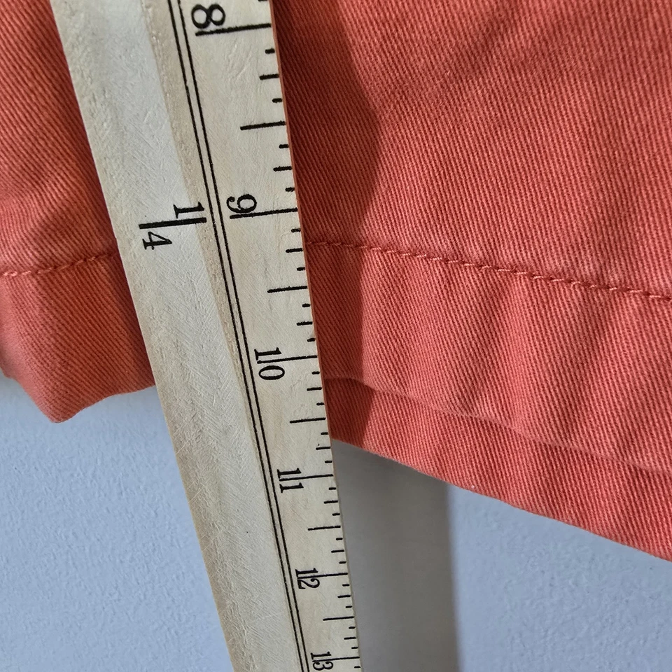 Pantalones Cortos de Cubierta Naranja Nautica Para Hombre Calce Clásico Talla 30, Aire Libre, Navegación, Verano Foto 3 de 4