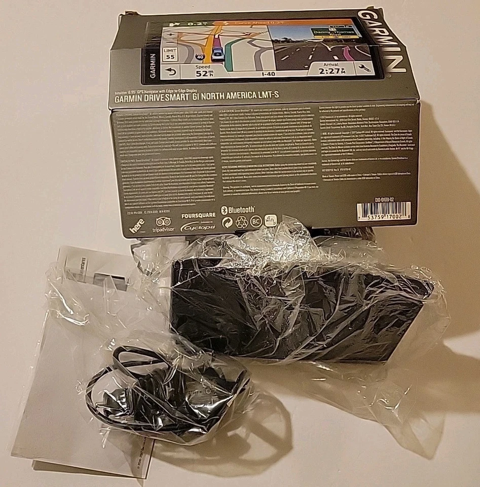 Garmin Drivesmart 61 North America Lmt-s 6.95 Gps Navigator Edge To Edge Display - Image 4 of 4