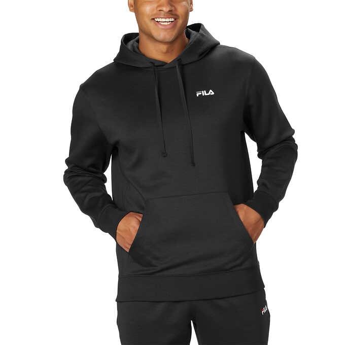 Felpa con cappuccio FILA nera Performance pull over