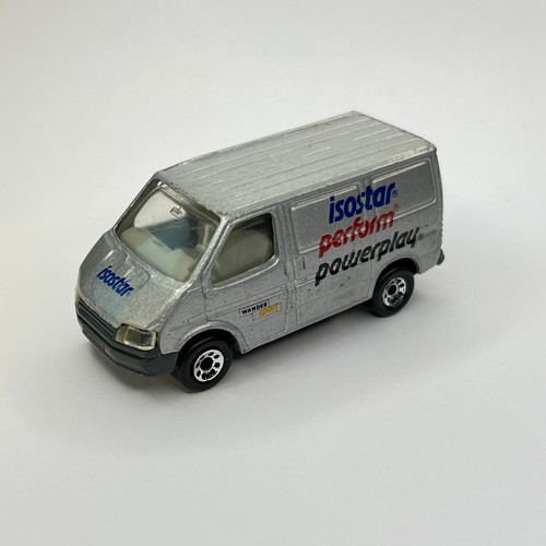Matchbox Ford Transit Van Isostar Perform Powerplay Silver Body - Picture 3 of 7