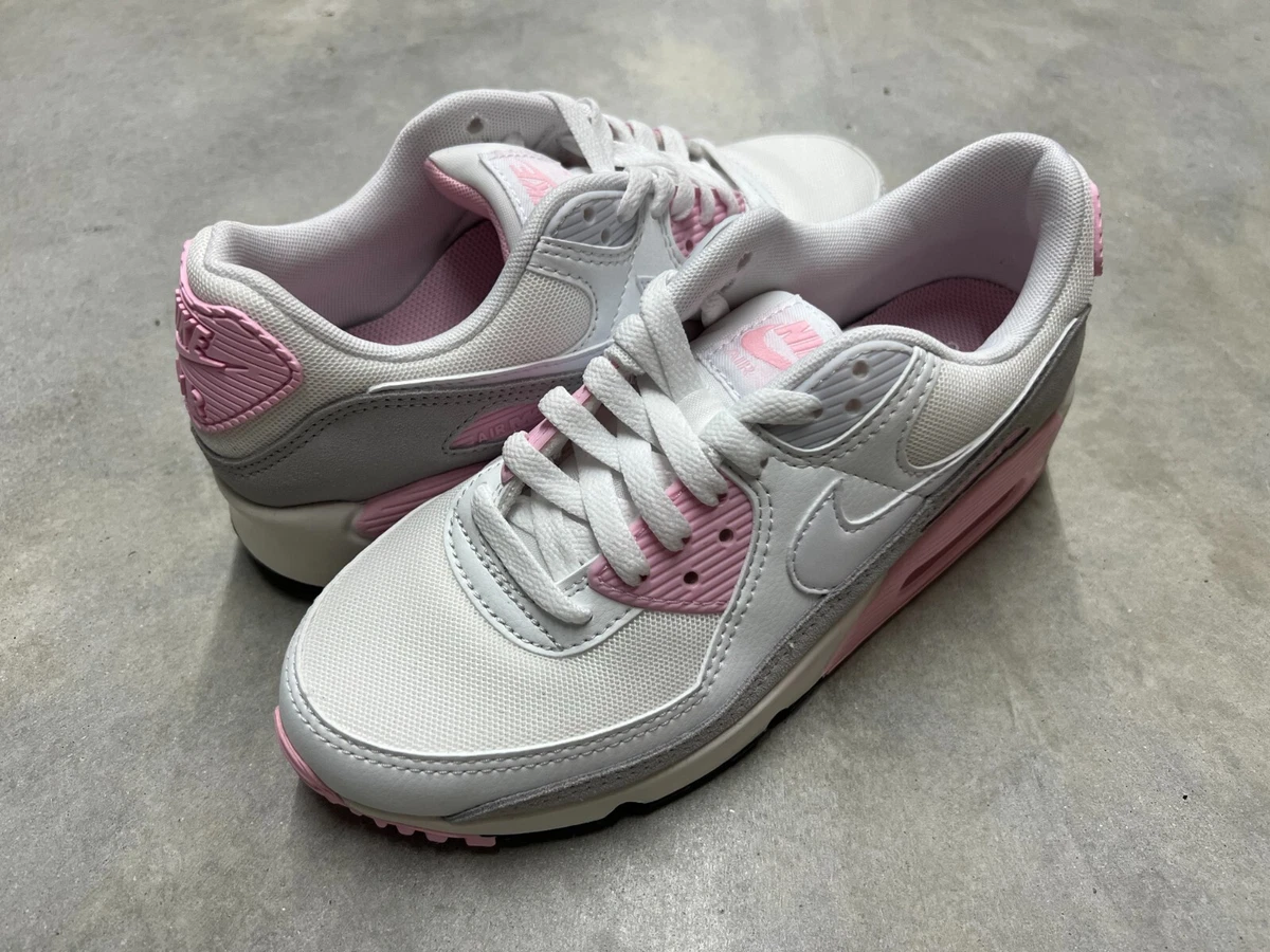 Nike air max top 90 branco com rosa