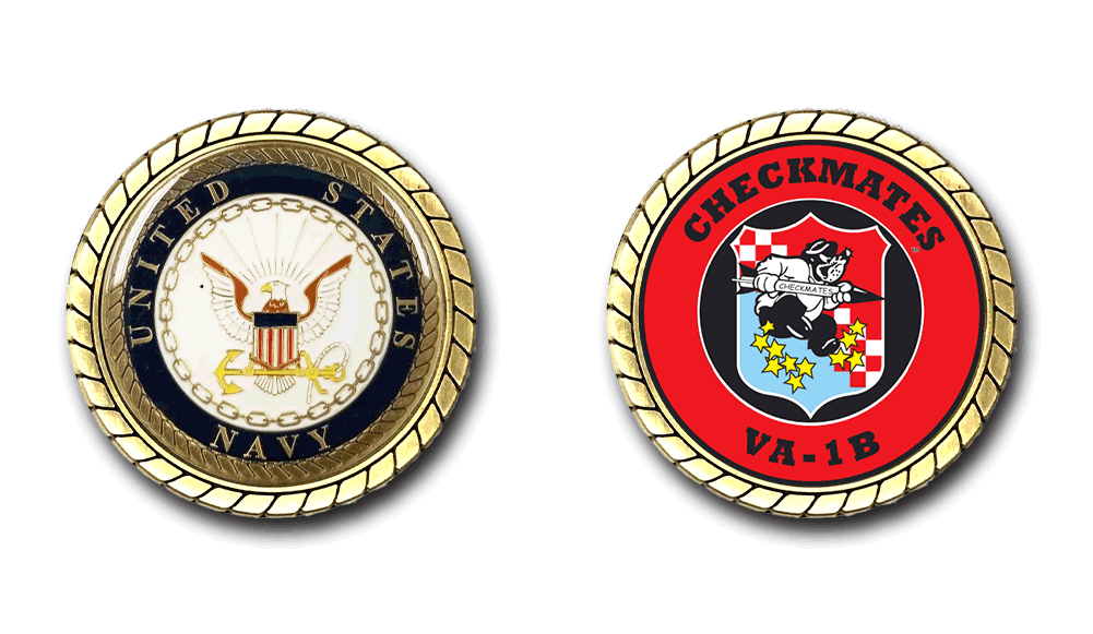 VA-1B Checkmates US Navy Challenge Coin Officially Licensed US Navy-image