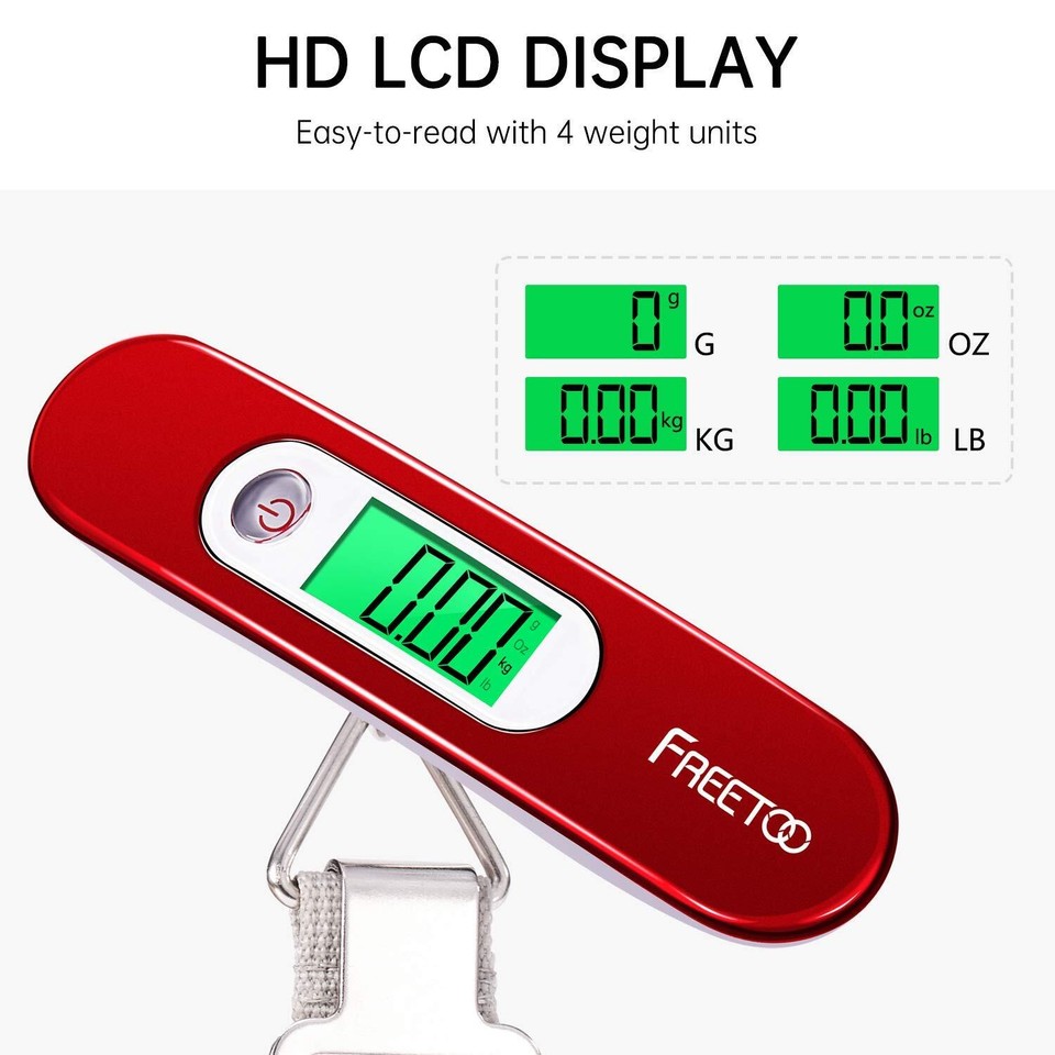 Luggage Scale Portable Digital Hanging Scale for Travel, Suitcase