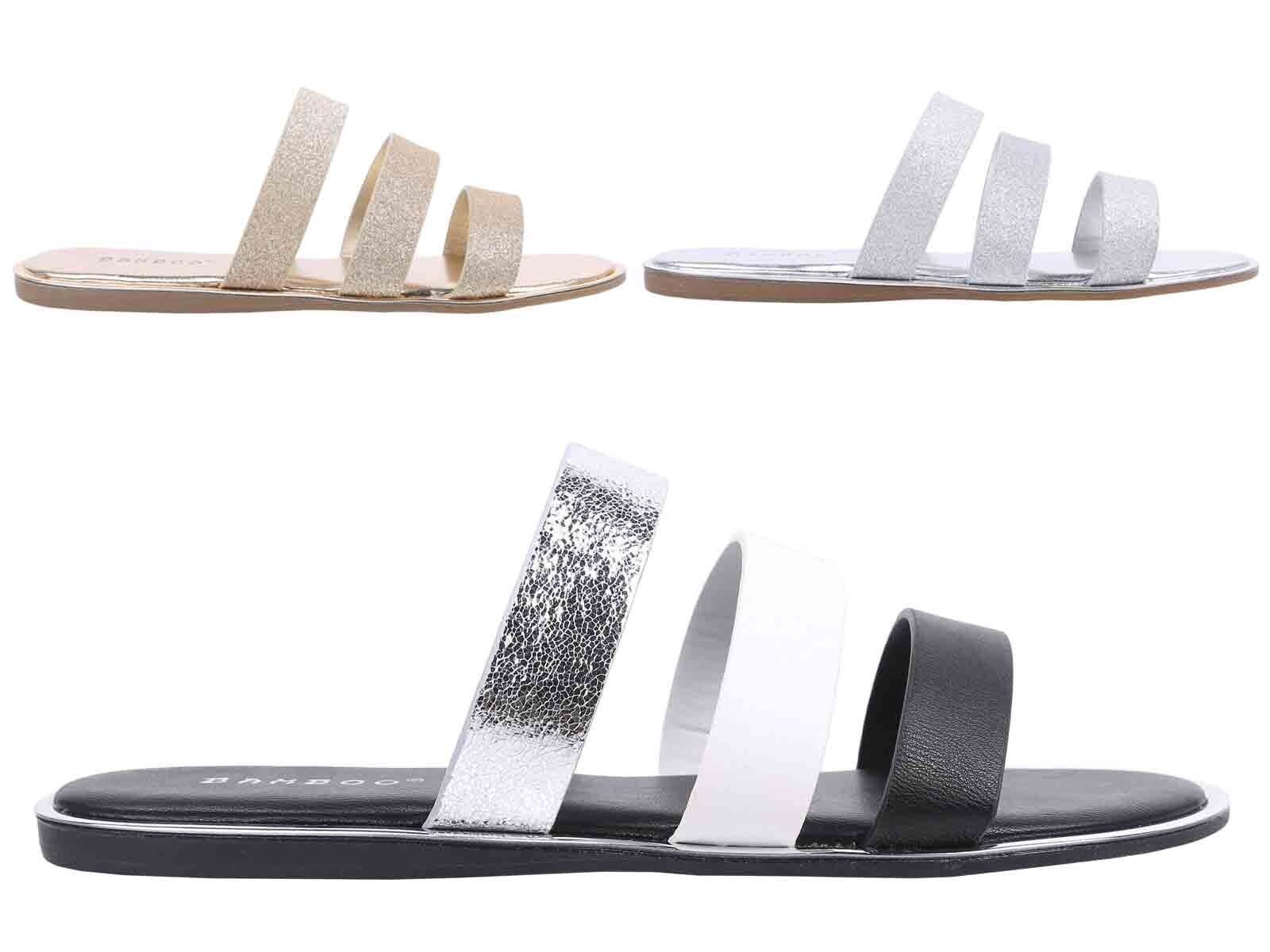 PANTOFOLA D’ORO BAMBOO 3 colori ciabatte slip on cinturino sexy sandali donna infradito ballerine