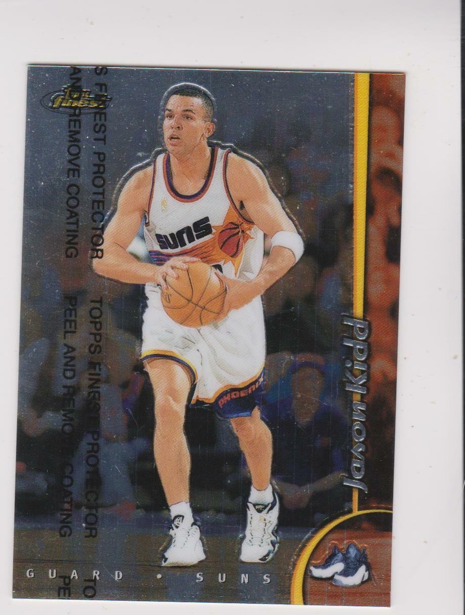 1998-99 Topps Finest #51 Jason Kidd card w/ coating, Dallas 