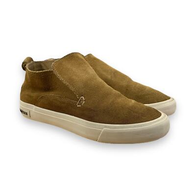 SeaVees Tan Huntington Middle Suede Slip On Sneakers Shoes