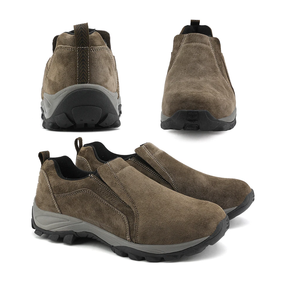 Zapatos mocasines ligeros sin cordones cómodos para caminar para hombre Foto 4 de 4