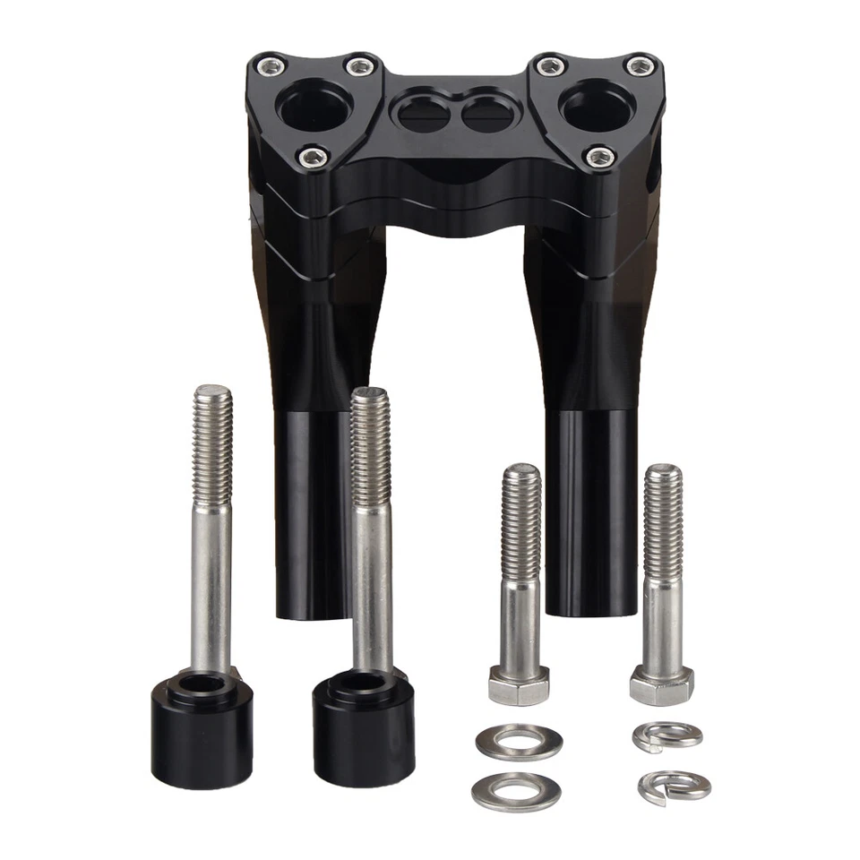 Kit elevador manillar retroceso estilo club 1-1/8" para Harley Dyna Softail Sportster Foto 3 de 4