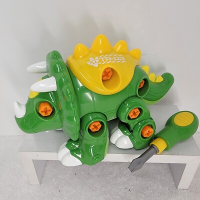 Hap-p-kid Create and Play TR-03 Triceratops Dinosaur Figure Toy Set