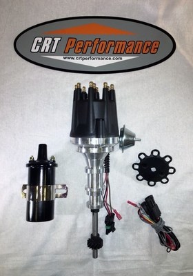 FORD Y-BLOCK 239-256-272-292-312 Pro Series HEI DISTRIBUTOR BLACK + 45K COIL 