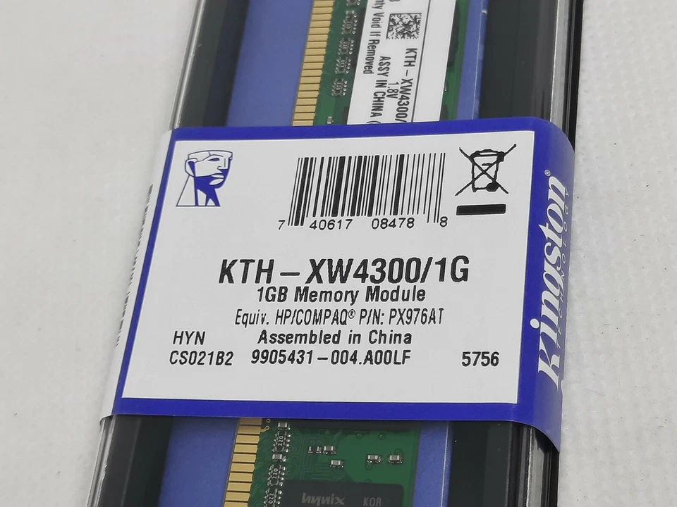 NOS Kingston KTH-XW4300/1G DDR2 667MHz Desktop PC Memory RAM HP Compaq - Image 2 of 4