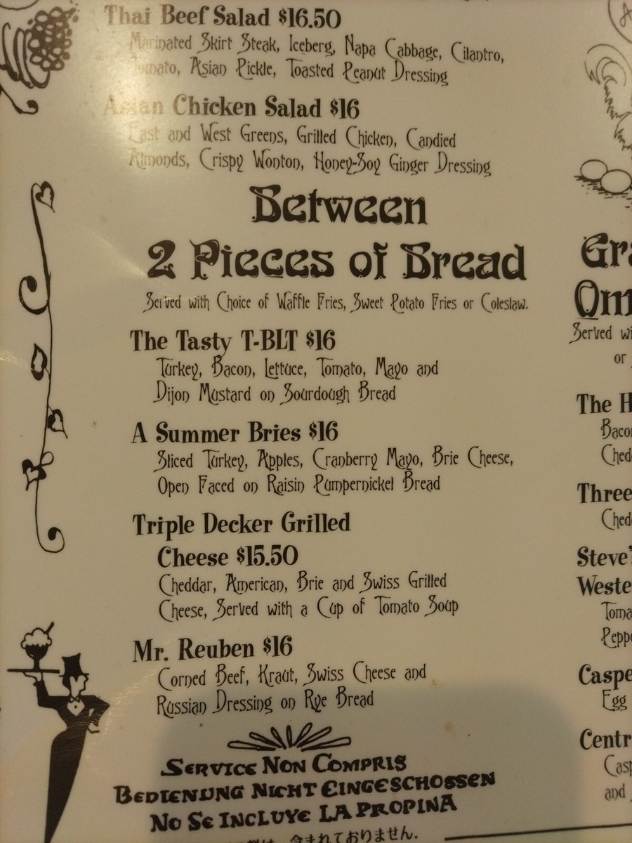 Rare Vintage Serendipity 3 Restaurant Menu Caesars Palace