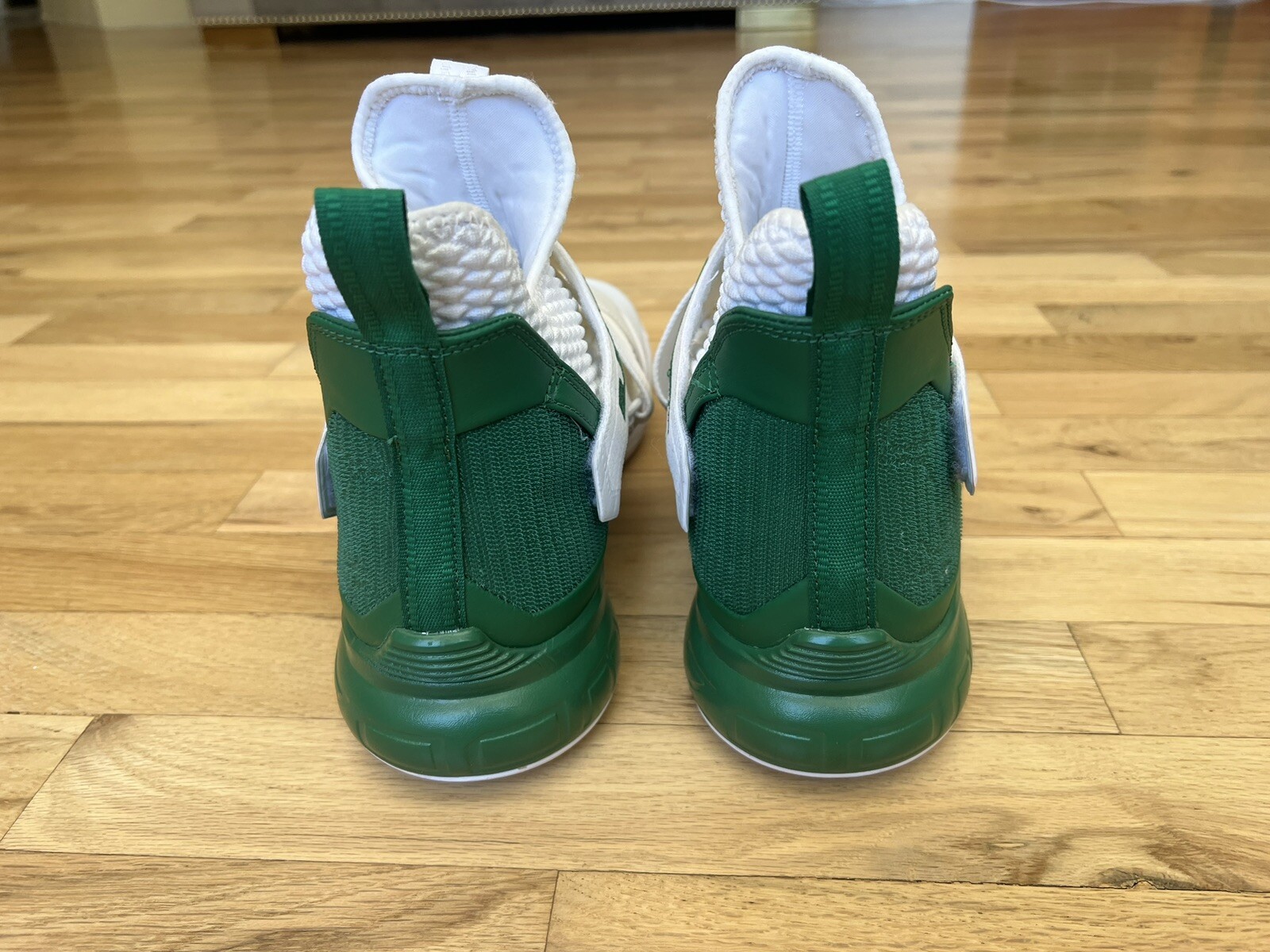 Nike Lebron Soldier XII 12 TB Basketball Shoes White Green Men's 13.5