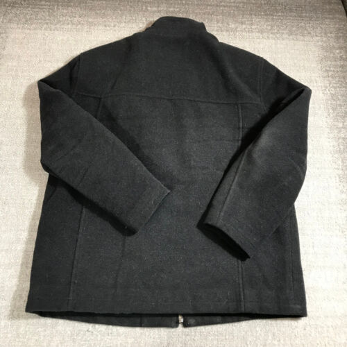 Marc New York Coat Mens Extra Large Full ZIp Wool Dark Gray Lined Jacket Casal - Picture 7 of 10