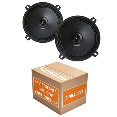 Audison Lautsprecher für Peugeot 106 -  13cm 2-Weg Boxen - Einbauset - Tür vorne
