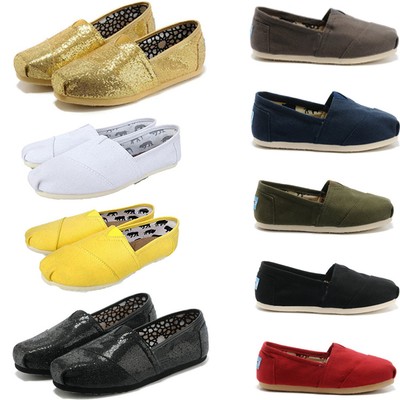 canvas slip on loafers