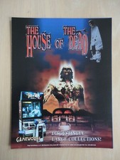 The House Of The Dead Video Arcade Machine Flyer Original Sega Brochure