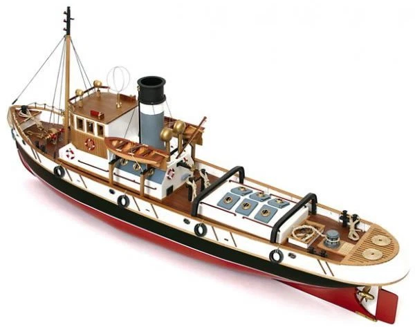 Occre Ulises Ocean Going Tug 1 30 61001 Suitable as a RC Model Boat Kit