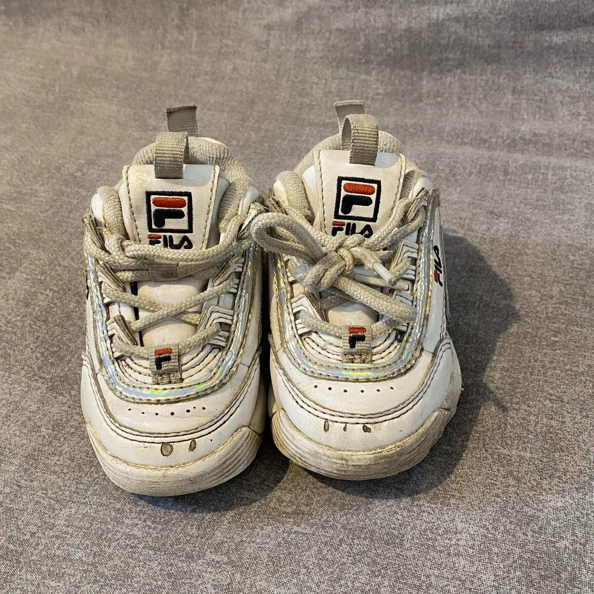 Fila baby blue trainers cheap