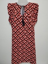 New Loft XS Shift Dress Geometric Preppy Resort Wear California Coastal Vacay 