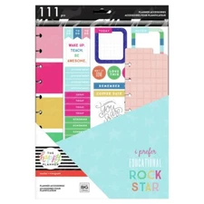 The BIG Happy Planner Planner Accessories - EDUCATIONAL ROCKSTAR - 110 pcs