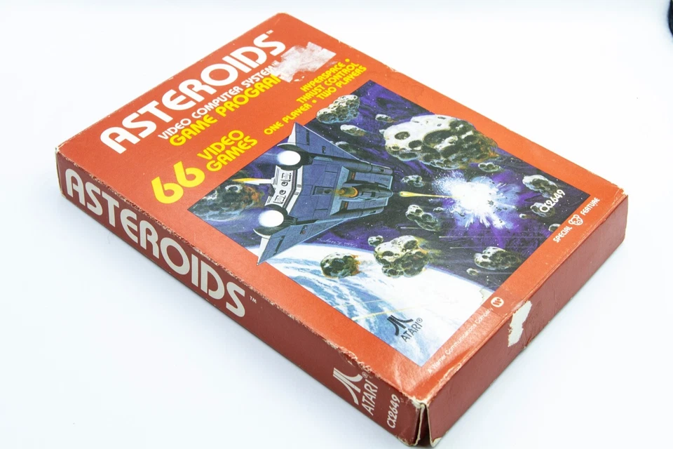 Asteroids Atari 2600 | Cartridge Box Manual CIB | Tested & Working - Image 3 of 4