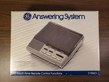 Vtg GE Answering Machine 2-9860F Telephone Answering System - Not working Parts