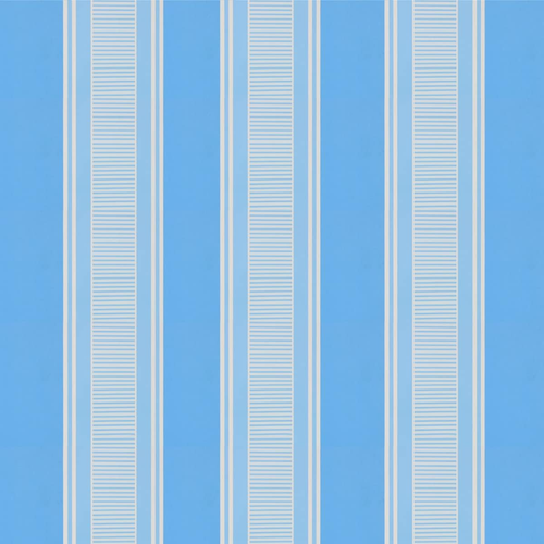 17.7" X 117" Blue and White Stripe Wallpaper Peel and Stick Contact