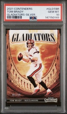 2021 Panini Contenders - Gladiators Tom Brady #GLD-TBR Silver 04/99