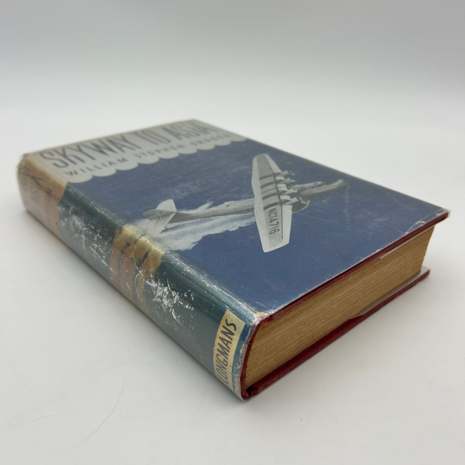 Skyway to Asia William Stephen Grooch 1936 First Edition Aviation Travel