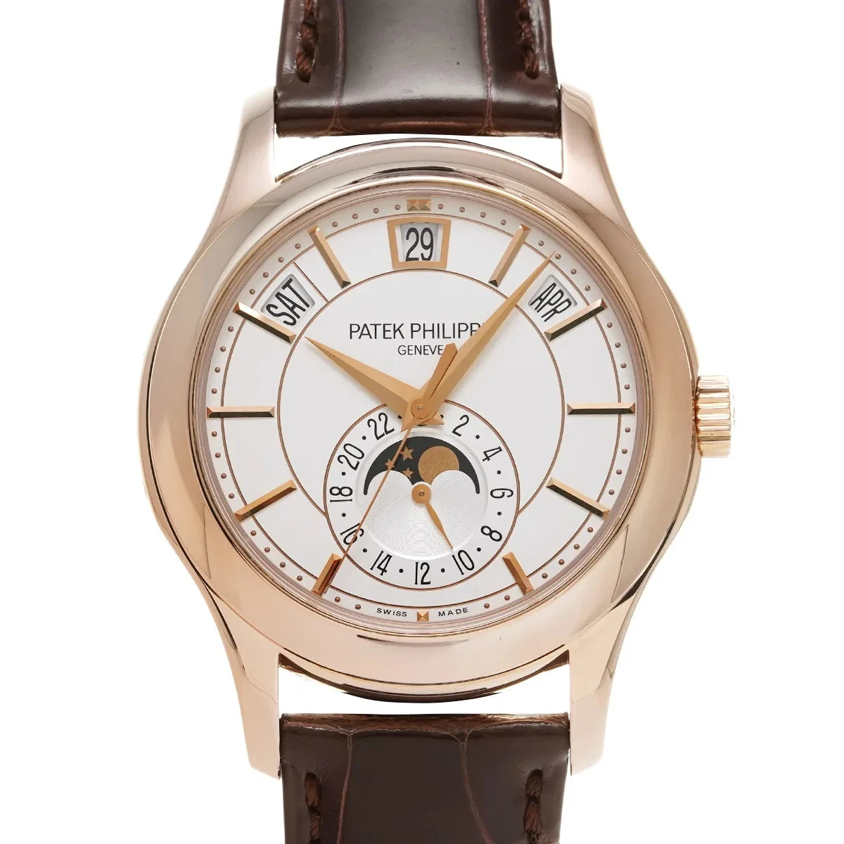 Patek Philippe — Patek Philippe Annual Calendar 5205R-001 40mm Rose Gold Wristwatch #WW181