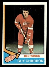 1974-75 Topps Guy Charron #57 - Detroit Red Wings