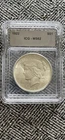 1922 Philadelphia Silver Peace Dollar ICG Certified MS62 Beautiful Coin
