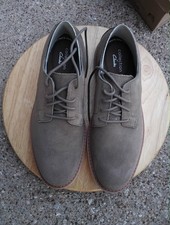 Clarks Collection Shoes Mens 9 Suede Lace-Up Oxford Casual Shoe