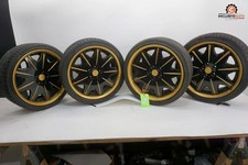 89-94 Nissan Skyline GT-R R32 OEM Tire & Rim Wheels Set Gold 265/30ZR19 93Y 1125