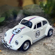 Volkswagen Beetle Herbie #53 - 1:18 Scale Diecast Model Bug Vintage Classic Car