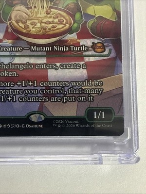 Michelangelo, Weirdness to 11 (Showcase) 0298 (Fracture Foil) TMNT
