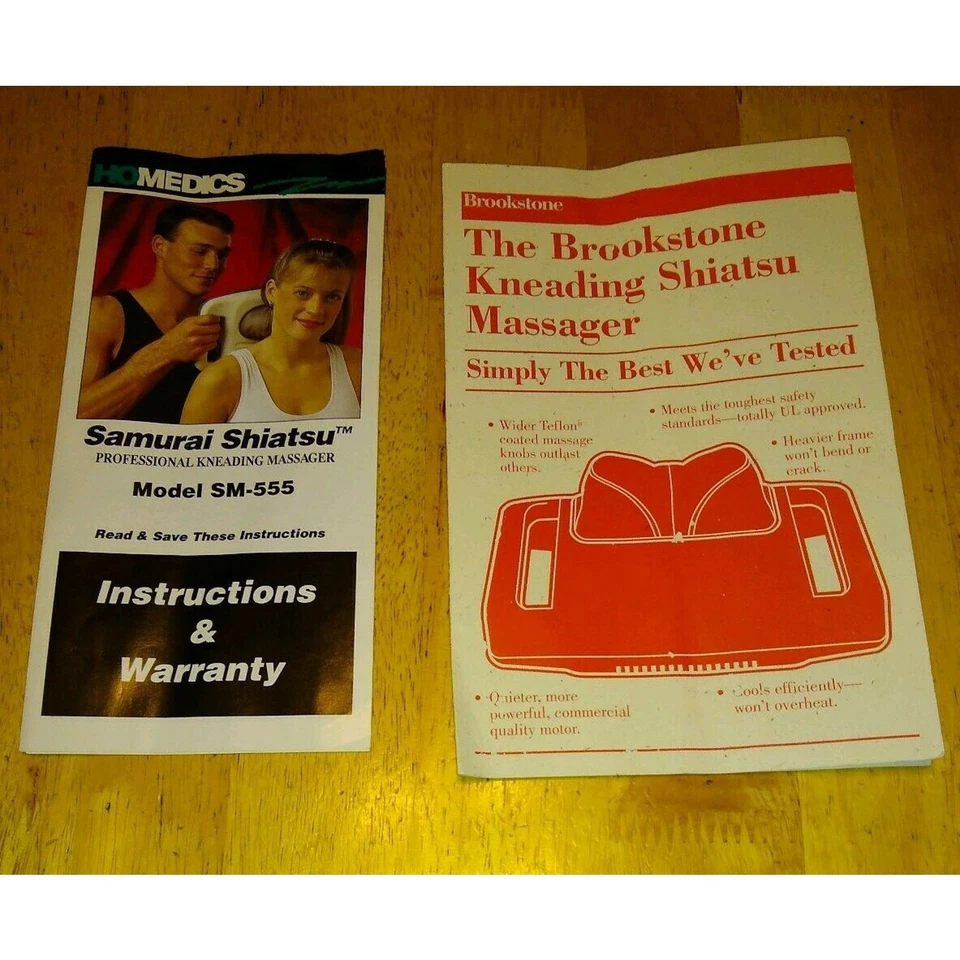 Masajeador cuello-hombro HoMEDICS Samurai PRO Shiatsu amasado profundo modelo SM-555 Foto 4 de 4